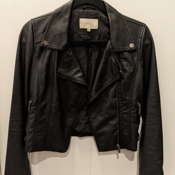 Monk & Lou Vegan Leather Jacket - Picture 1 of 5